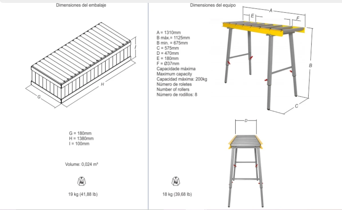 Especificaciones Técnicas Image